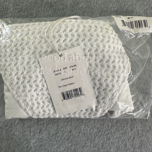 Andie X Demi Moore The Tropez Bottom Women Sz Large Crochet Sculpting Comfort - Picture 10 of 11